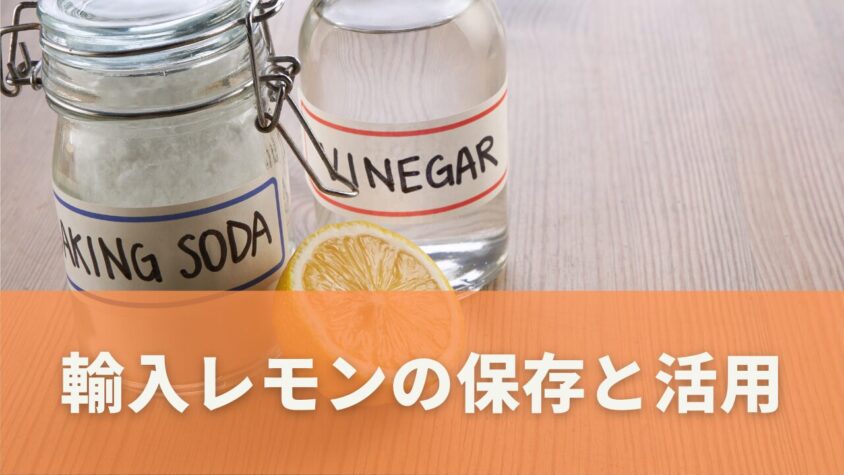 輸入レモンの適切な保存方法と活用ヒント