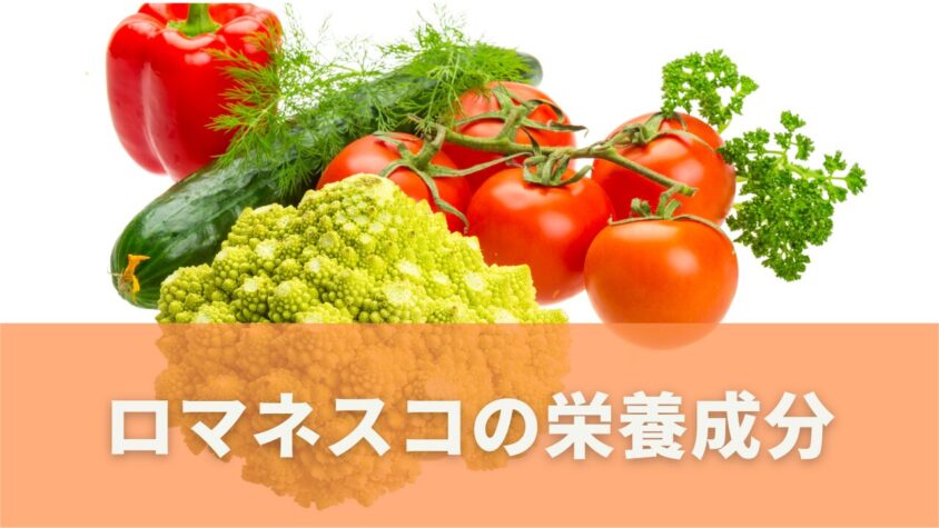 ロマネスコの栄養成分に注目